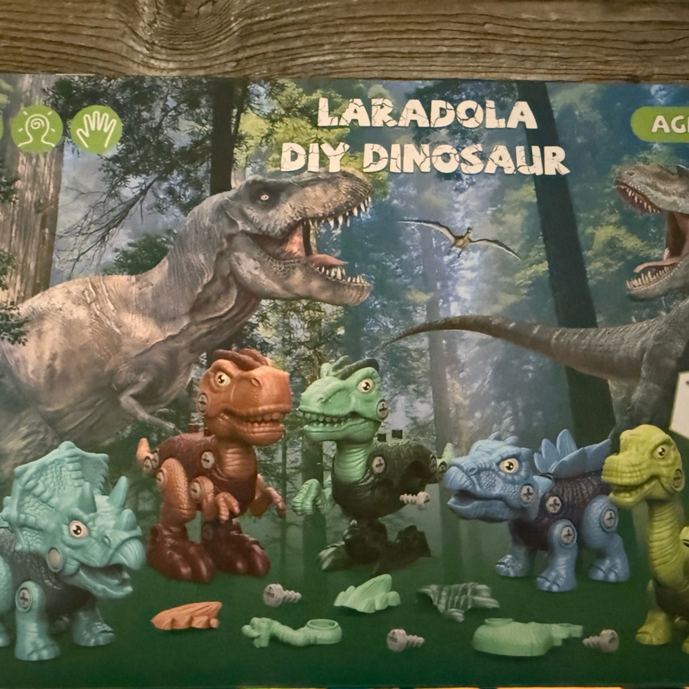 Rado Dinosaur Building Set - Green, Blue, Brown